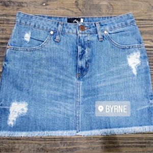 Pollera Jeans Rusty Doble Rot.